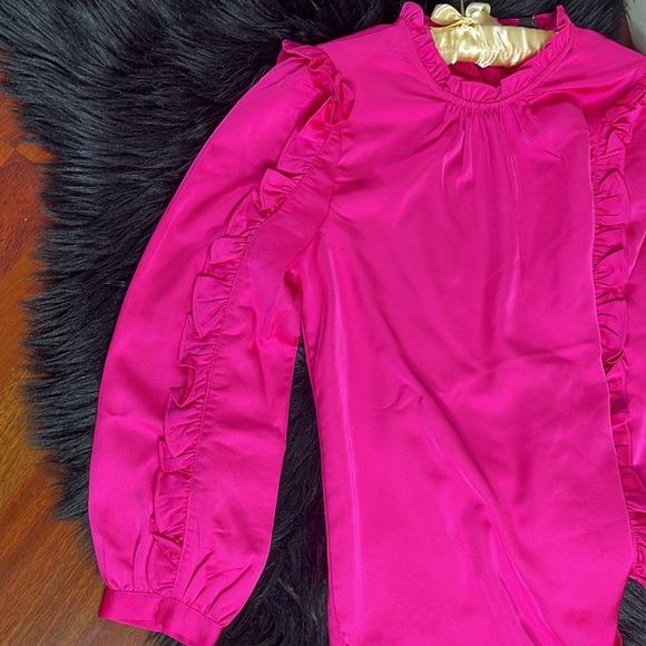 JCREW RUFFLE SLEEVE TOP - Picture 4 of 6